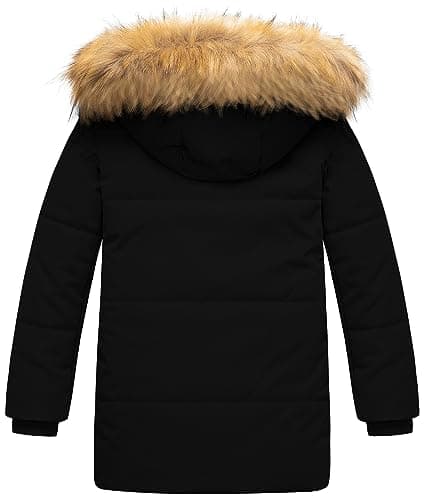 Thick Winter Coat for Boys: CREATMO US Sherpa Long Parka Jacket