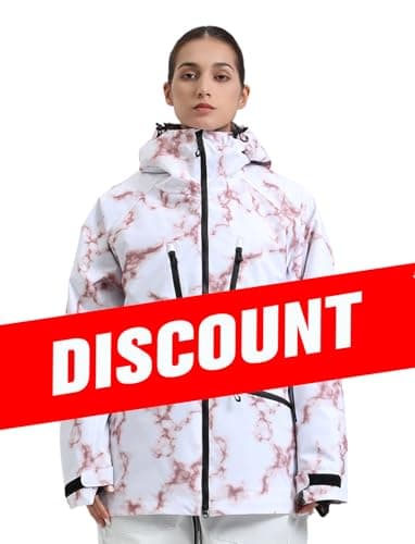 GSOU Mens Snowboard Jacket & Womens Ski Coat - Waterproof & Insulated Winter Jackets
