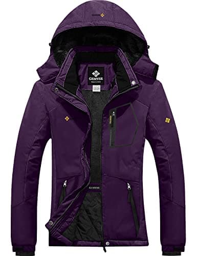 GEMYSE Women's Waterproof Ski Snow Jacket