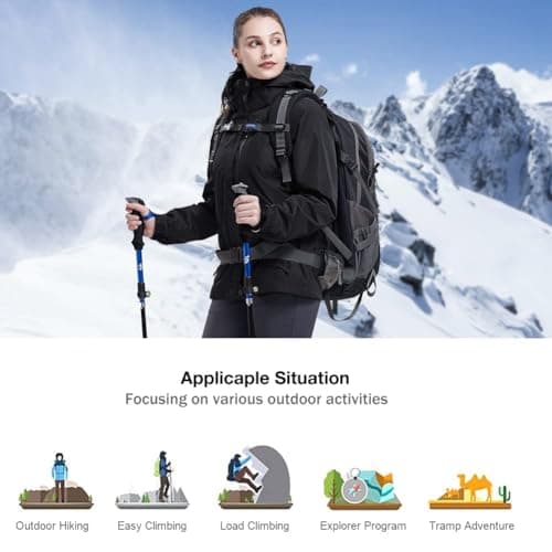 CAMEL CROWN Women's Waterproof 3-in-1 Winter Ski Jacket