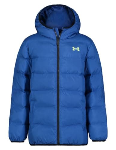 Under Armour Boys' Puffer Jacket, Water-Repellent, Zip Up