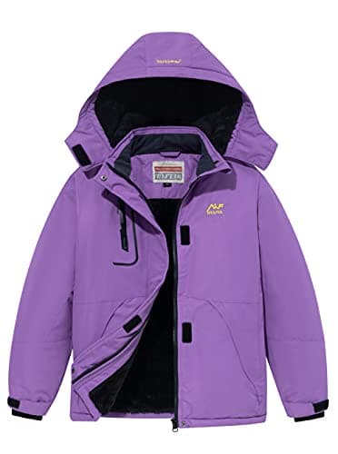 Warm Waterproof Ski Jacket for Girls