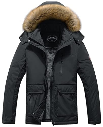 MOERDENG Women's Waterproof Winter Hooded Ski Jacket