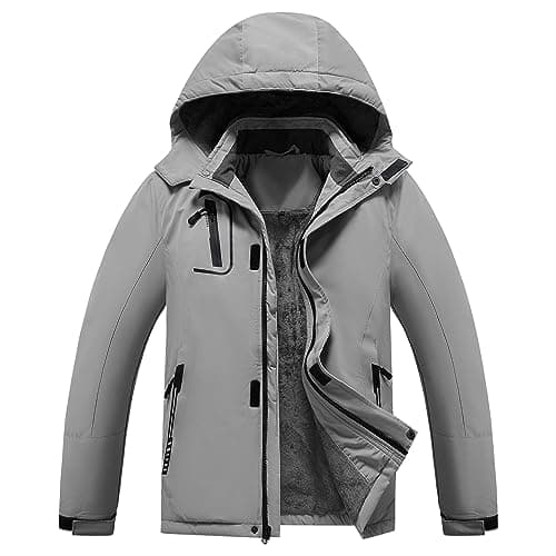 Dr.Cyril Kids' Waterproof Fleece Lined Ski Jacket