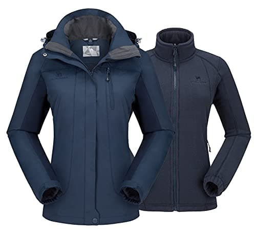 Women's 3-in-1 Ski Jacket: Waterproof, Windproof, Warm