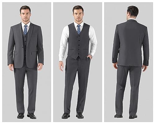 Slim Fit Men's 3-Piece Suit Set