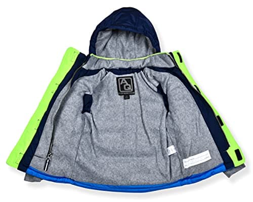Arctic Quest Boys' Windproof Water-Resistant Insulated Hooded Jacket