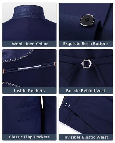 Slim Fit Suit Set for Men