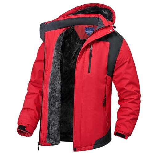 Rapoo Men's Winter Waterproof Ski Jacket Windproof Rainproof Mountain