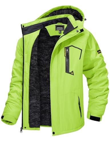 TACVASEN Men's Winter Insulated Snowboard Jacket with Hood