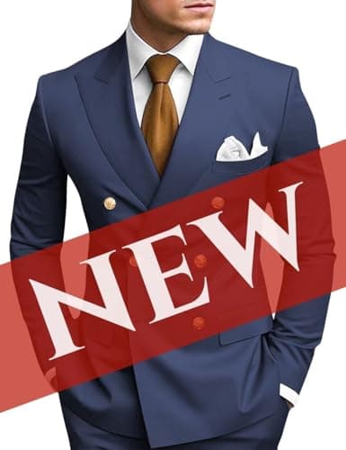 Double Breasted Suit Men Slim Fit 2 Piece Wedding Prom Set