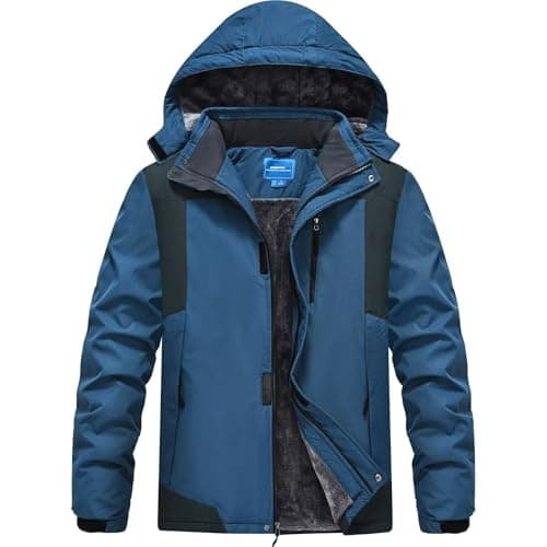 Men's CNBQDD Winter Waterproof Ski Snow Coat