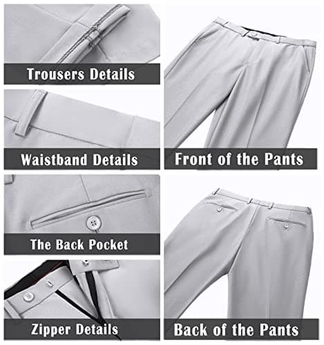 Men's Datysum 2-Piece Slim Fit Tuxedo Suit for Prom and Weddings