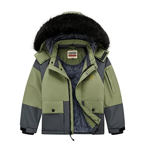 Refined Title: WULFUL Boys' Ski Jacket