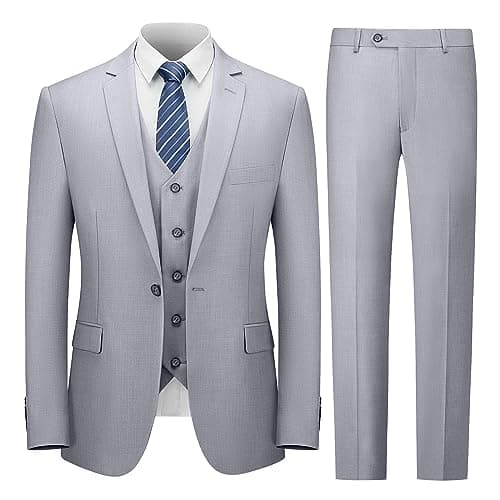 Slim Fit Men's 3-Piece Suit Set