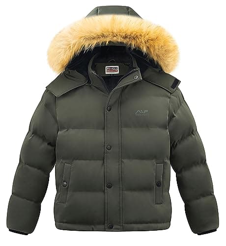 Boys' Winter Coats: Waterproof Puffer Jackets with Fleece Lining