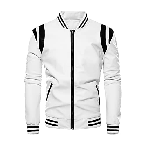 Chuida Mens Lightweight Leather Jacket for Motorcycle Riding and Casual Wear
| Chuida Mens Stand Collar Faux Leather Bomber Jacket Perfect for Summer and Fall
| Chuida Mens Lightweight Leather Jacket - Stylish Stand Collar Design for Motorcyclists