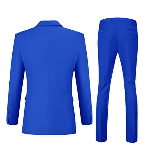Datysum Men's 2-Piece Prom Tuxedo Suit Set with Tie
