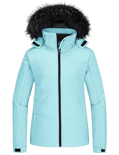 Women's Skieer Waterproof Warm Puffer Ski Jacket Winter Coat