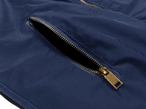 MAGNIVIT Men's Casual Bomber Jacket for Fall and Winter