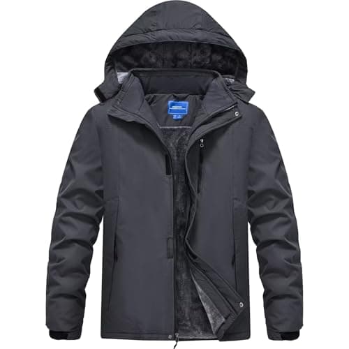 Men's CNBQDD Winter Waterproof Ski Snow Coat