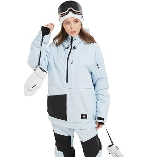 SNOWVERB Insulated Waterproof Snowboarding Jacket with Hood
