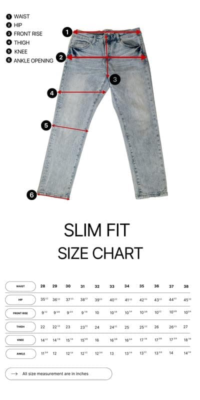 BETTRFIT Men's Slim Fit Mid Rise Stretch Denim Jeans