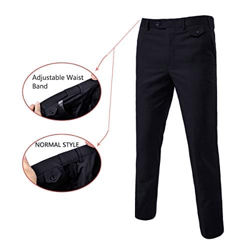 WULFUL Men’s Slim Fit 3-Piece Suit: Blazer, Vest & Pants for Business and Weddings