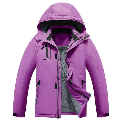 Dr.Cyril Kids' Waterproof Fleece Lined Ski Jacket