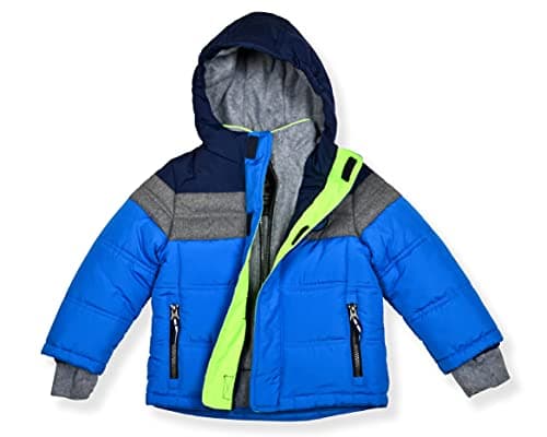 Arctic Quest Boys' Windproof Water-Resistant Insulated Hooded Jacket