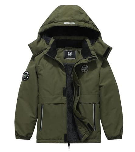 BYLESIN Boys' Waterproof Winter Ski Jacket