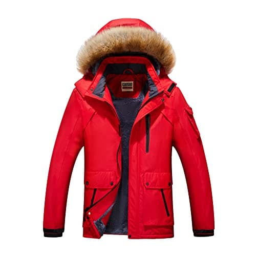 Men's Waterproof Ski Jacket for Winter