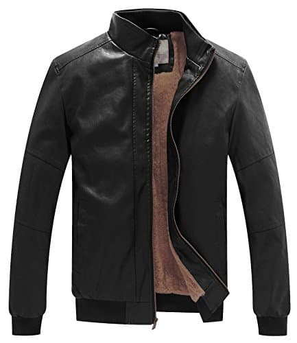 WenVen Men's Stand Collar Fleece Lined Bomber Jacket for Outdoor Winter Wear
| WenVen Men's Stand Collar Fleece Lined Bomber Jacket for Casual Daily Wear
| WenVen Men's Stand Collar Fleece Lined Bomber Jacket for Men with Warmth and Style