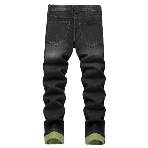 RANMCC Men's Slim Fit Ripped Jeans