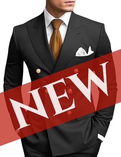 Double Breasted Suit Men Slim Fit 2 Piece Wedding Prom Set