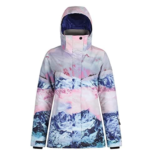 IMPHUT Women's Warm Waterproof Ski Jacket for Winter Snowboarding