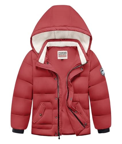Boy's Winter Coat with Detachable Hat