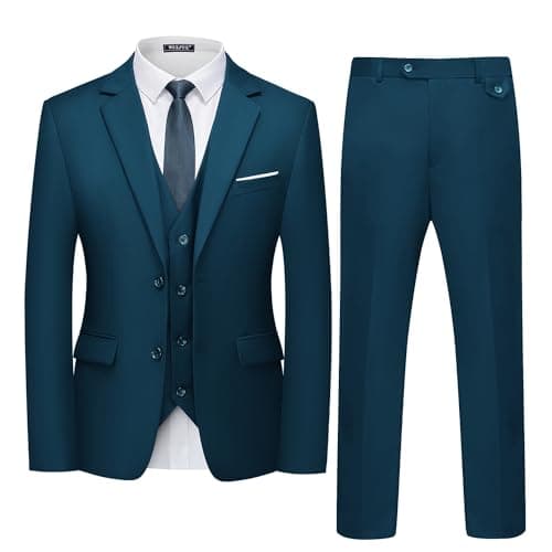 Men's 3 Piece Slim Fit Suit Set