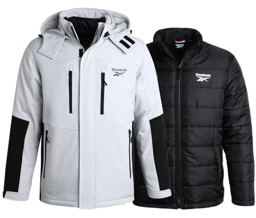 Men's Reebok System Ski Softshell Jacket with Removable Puffer Coat