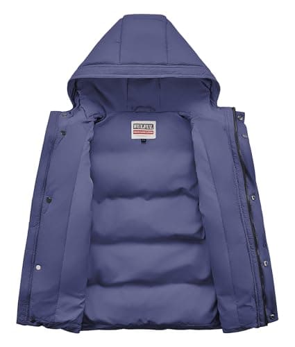 WULFUL Boys' Hooded Winter Puffer Jacket