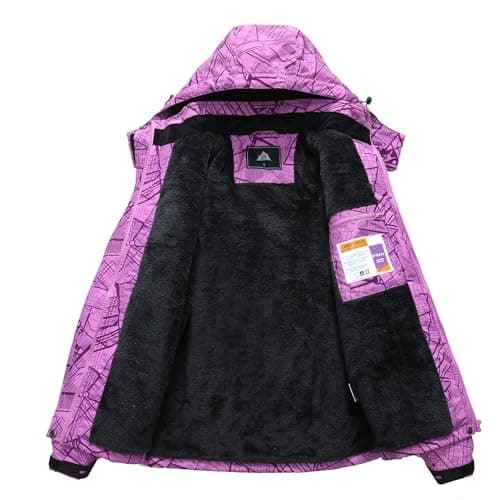 Women's Ski Jacket for Hiking and Travel - Waterproof and Warm