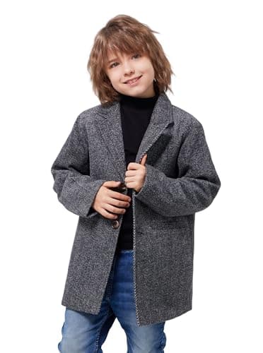 Boys Wool Pea Coat for Winter