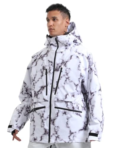 IMPHUT Mens Snowboard Jacket & Womens Ski Outerwear with Hood Winter Insulated