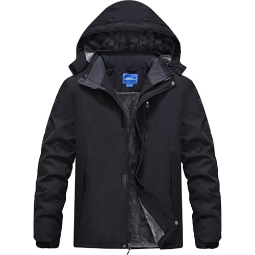 Men's CNBQDD Winter Waterproof Ski Snow Coat
