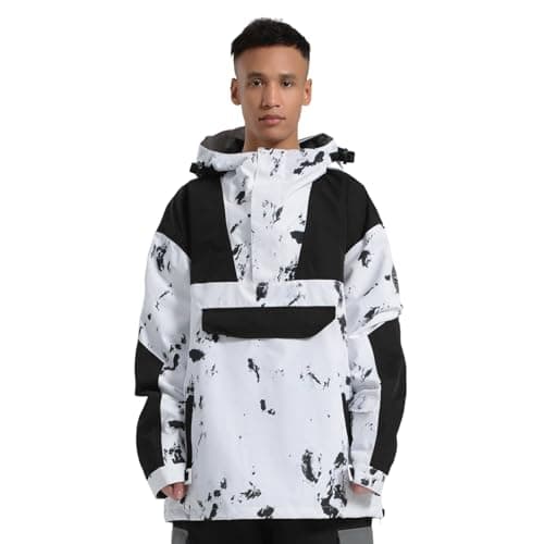 BSASB Mens Warm Snowboard Ski Jacket Waterproof Windproof Winter Sports