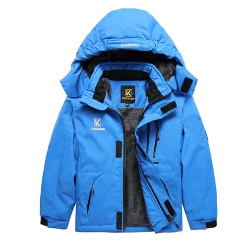 Keevoom Boys Winter Ski Jacket: Windproof, Warm, and Waterproof