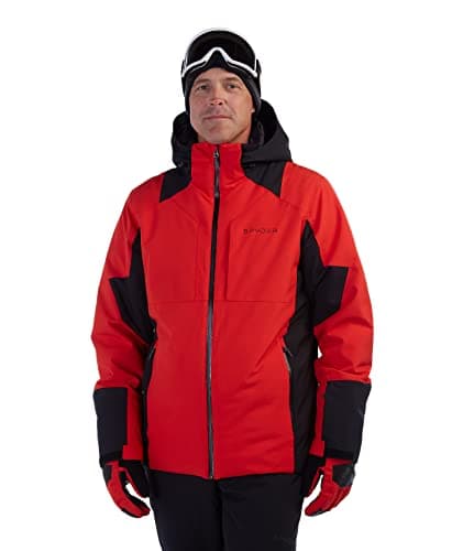 Spyder Men's Insulated Ski Hooded Snow Jacket