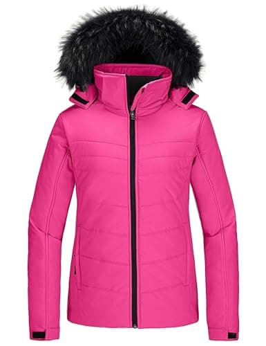 Women's Skieer Waterproof Warm Puffer Ski Jacket Winter Coat
