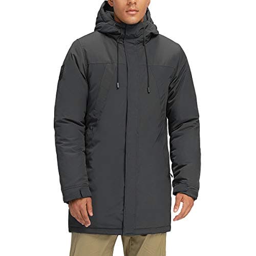 CAMELSPORTS Men's Warm Winter Quilted Puffer Hoodie Jacket