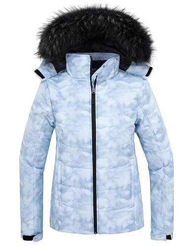 Women's Skieer Waterproof Warm Puffer Ski Jacket Winter Coat